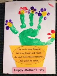 Mother S Day Cards With Junior Infants Using Hand Prints And Finger Painting Finger Painting For Kids Finger Painting For Toddlers Mother S Day Projects