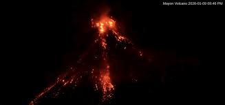 Mayon Volcano logs 150 rockfalls, 90 pyroclastic currents in 24 hours