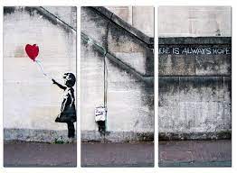 Banksy prints for sale at panther print. Extra Large Banksy Canvas Prints Balloon Girl 130cm Xl Red Home Style Art Decor Kunstdrucke Com Antiquitaten Kunst