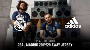 Real madrid will be using its own font for the uefa champions league and other matches played outside the auspices of la liga. Real Madrid 2019 20 Away Jersey Create The Noise Youtube