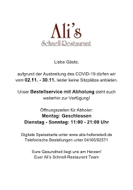 Ali S Schnell Restaurant Home Hollenstedt Menu Prices Restaurant Reviews Facebook