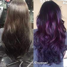 How To Dye Your Hair Purple Without Bleach Step 3 Hair Styles Hair Color Purple Temporary Hair Dye