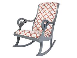 Update A Rocking Chair Hgtv Collin mid century fabric rocking chair.