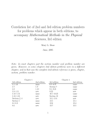 Mathematical methods in the physical sciences years ago, i used boas as the text for a mathematical methods course that i taught on vector. Problem Correlation Boas Teaching Mathematics