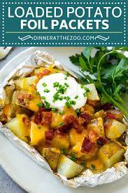 Potatoes are easily available and a lot of dishes can be made if you boil them. Grilled Potatoes In Foil Dinner At The Zoo