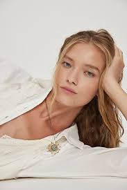 Eric Silva Flower Stone Necklace