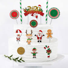 25 new takes on traditional wedding cake flavors martha. Palksky Set Of 7 Christmas Cake Topper Happy New Year 2020 Cake Decoration Santa Claus Elk Cane Clown Gingerbread Man Cupcake Topper For Xmas Party Buy Online In Bosnia And Herzegovina At Bosnia Desertcart Com