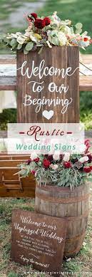 27 Rustic Wedding Decorations You Must Have A Look Diy Rustic Wedding Signs With Burgundy Fl Rustic Wedding Signs Diy Rustic Wedding Diy Rustic Wedding Signs