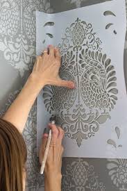 Stenciling How To Tips Tricks Pics Driven By Decor Wall Stencils Diy Stencils Wall Wall Stencil Patterns