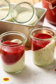 Mohn Marzipan Mousse Mit Feiner Himbeersauce Rezept Himbeersauce Himbeeren Marzipan