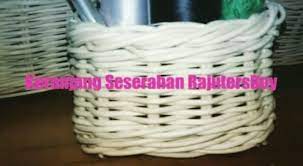 Setelah anyamannya selesai kamu buat, terakhir tinggal kamu kunci saja anyaman tersebut. Membuat Keranjang Seserahan Dari Rotan Teknik Anyam Hampir Sama Dengan Teknik Dasar Tenun Terdiri Dari Susunan Batang Sebagai Tia Anyaman Tenunan Keranjang