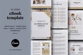 Download 30 Page Canva Ebook Template In 2020 Ebook Template Workbook Template Templates