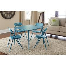 Ashleyfurniture.com has been visited by 100k+ users in the past month Cosco 5 Piece Folding Table And Chair Set Teal 37557teae Rona