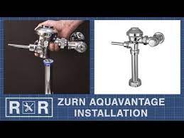 Zurn Aquavantage Flushometer Installation Repair And Replace Youtube Installation Flush Valves Repair