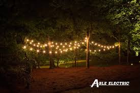 Outdoor String Lights Can Add Beauty Able Electric