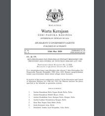 Penyakit berjangkit telah menjejaskan kesihatan manusia dan menjadi masalah kepada kita. Akta Kawalan Penyakit Berjangkit Perintah Kawalan Pergerakan Digazet Hukuman 6 Bulan Perintah Kawalan Ini Dibuat Di Bawah Akta Pencegahan Dan Pengawalan Penyakit Berjangkit 1988 Dan Akta Polis 1967