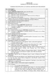 Single status declaration, endorsement of single status declaration, jpn.kc02 document, 1. Checklist Mrd Malaysia Travel Visa