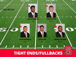 nc state fb te depth chart for troy pack insider