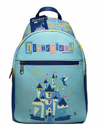 Disneyland 65th Anniversary Loungefly Funko Mini Backpack Castle Tinkerbell Ebay In 2020 Disney Theme Enchanted Tiki Room Disneyland Disney