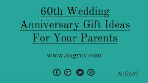 Another fun anniversary gift is to order personalized m&m's for the celebration by going to mymms.com with the couple's names or other unique messages printed on these classic candies. 60th Wedding Anniversary Gift Ideas For Your Parents