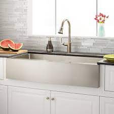 Zuhne Prato 36 Farmhouse Apron Deep Single Bowl Stainless Steel Kitchen Sink W Curve Stainless Steel Farmhouse Sink Farmhouse Sink Kitchen Kitchen Sink Design