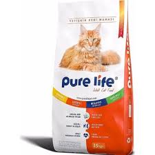 Pure Life Yetiskin Renkli Karisik Kedi Mamasi 15 Kg Fiyati