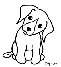 Learn How To Draw A Dog Step By Step Simply Print The Drawing Sheet For Fun For Kids And Adults Dog Drawing Pr Dieren Tekenen Cartoon Hond Hond Tekeningen