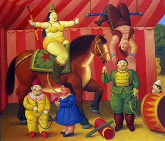 Resultado de imagen de circo pintura"