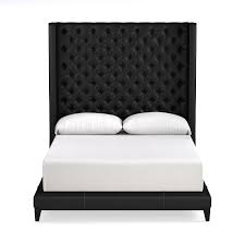 Choose from contactless same day delivery, drive up and more. Presidio Extra Tall Tufted Leather Bed Williams Sonoma