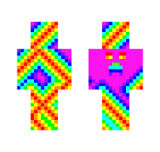 Download Ms Rainbow Creeper Minecraft Skin For Free Superminecraftskins Papercraft minecraft xbox 360 skin pack 1. ms rainbow creeper minecraft skin