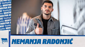 Немања радоњић, pronounced nêmaɲa rǎdoɲitɕ; Nemanja Radonjic Neuzugang Hertha Bsc Youtube