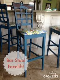 Bar Stool Redo Creatingmaryshome Com Painted Bar Stools Bar Stools Redo Bar Chairs Diy