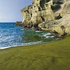Green Sand Beach Floreana Island In Galapagos Green Sand Beach Remote Island Enchanted Island
