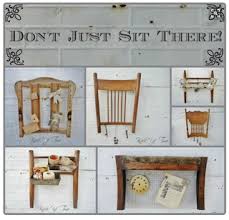 Repurposed Ladder Back Chair Shelf Chairs Repurposed Repurposed Ladders Repurposed Furniture