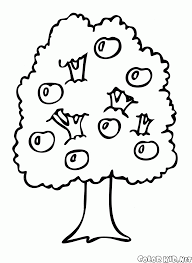 They may be small, but these handcrafted tabletop christmas trees add big style wherever you place them. Coloring Page Apple Tree