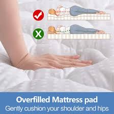 Will the foam mattress topper fit with the rest of your bed? Buy Coosleep Home King Mattress Pad Cotton Top Soft Pillow Top Mattress Cover 8 21 Deep Pocket Cooling Fitted Mattress Topper Mattress Protector White Online In Netherlands B08cmtwtkz