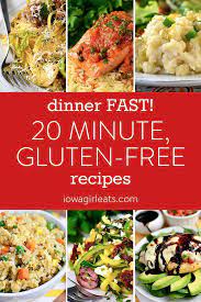 Dinner Fast 20 Minute Gluten Free Recipes Iowa Girl Eats Gluten Free Recipes Easy Gluten Free Dinner Easy Gluten Free Recipes For Dinner