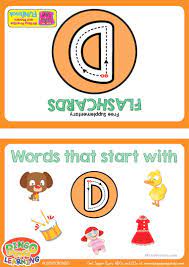 Words that start with d. Words Starting With D Bingobongo Super Easy Abcs And 123s Flashcards English Esl Worksheets For Distance Learning And Physical Classrooms