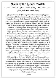 Book Of Shadows Bos Path Of The Green Witch Page 6 Book Of Shadows Green Witchcraft Pagan Witch