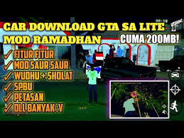 Cara Download Gta Sa Lite Mod Ramadhan Cuma 200mb Youtube
