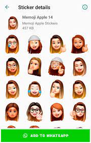 Custom emoji or memoji in the messages app, and group chats and fun new . Memoji Apple Stickers For Android Apk Download