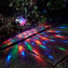 Solar garden lights can make your outdoor space more beautiful and sustainable. New Solar Led Carnival Spotlight Colour Changing Projection Stake Light Outdoor Ebay Led Projector Lights Solar Led Spotlight Solar Lights