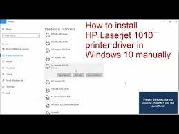 Hp laserjet 1010 windows 10. How To Install Hp Laserjet 1010 Printer Driver In Windows 10 Manually Ø¯ÛŒØ¯Ø¦Ùˆ Dideo