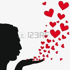 Black And White Kiss Clipart Blow Kiss Stock Vector Illustration And Royalty Free Blow Kiss Clipart Blowing Kisses Valentines Drawings