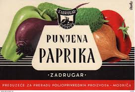 See actions taken by the people who manage and post content. Punjena Paprika Zadrugar Preduzece Za Preradu Poljoprivrednih Proizvoda Modrica Ozeha Jugoslavija Etiketa Label E For Sale On Delcampe Label Design Advertising Material Postcard Stamps