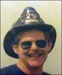 Fire in Barnegat woods near library