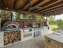 It includes a grill, maybe a pizza oven, a sink, some storage space and cooking countertops. 45 Exceptional Outdoor Kitchen Ideas And Designs Renoguide Australian Renovation Ideas And Inspiration