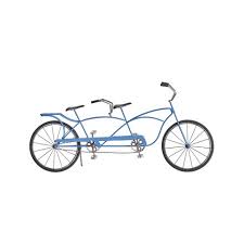A tandem bicycle is, by definition, a two wheel cycle which is designed to carry two or more people. Design Ideas Doodles Bike Sculpture Handmade Tandem Bicycle Figurine For Decoration Blue 14 8 X 2 6 X 7 Target