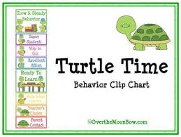 Turtle Time Behavior Clip Chart Behavior Clip Charts