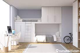Maybe you would like to learn more about one of these? 11 Desain Kamar Tidur Remaja Untuk Dua Orang Tetap Ada Privasi Rumah123 Com
